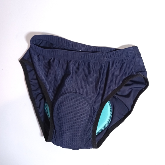 NOOYME Women's 3D Padded Navy Gel Bicycle Briefs Size L New NWT - Picture 1 of 5